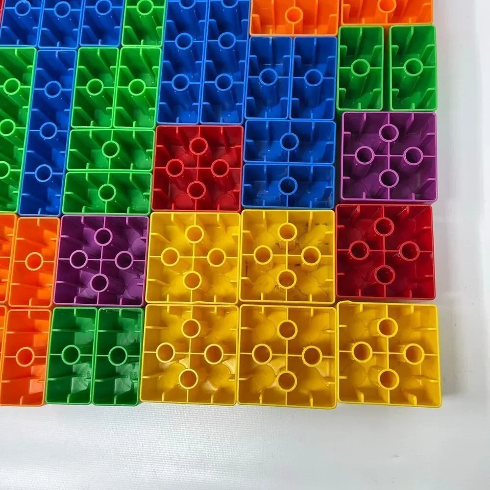 Vintage Lego Quatro Bucket Lid 73 Building Blocks Bricks Set 5357 XL Duplo 2004 - Picture 12 of 15